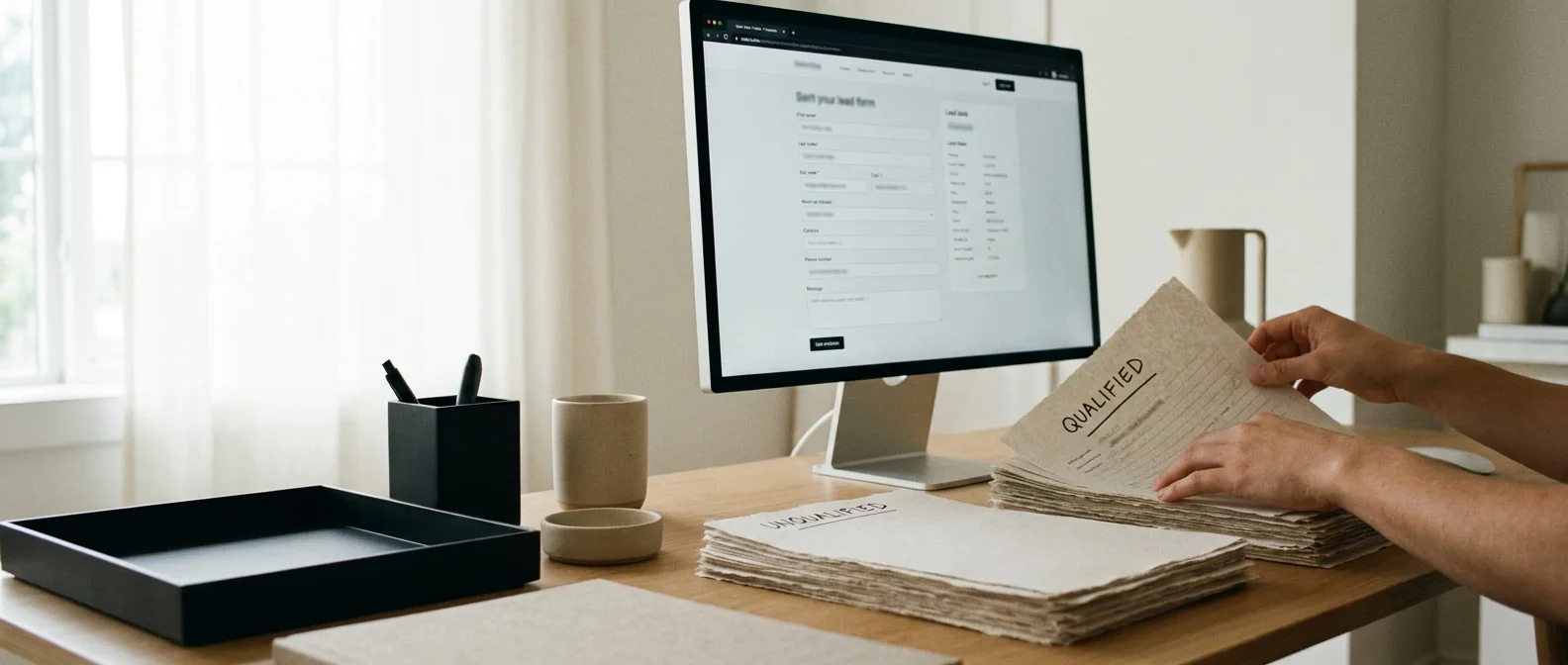 Qualifier tes prospects par formulaire IA. Le SaaS est un piège.